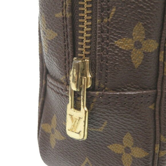 LOUIS VUITTON Brown Monogram Pouch - Picture 8 of 10